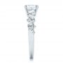 14k White Gold 14k White Gold Custom Diamond Engagement Ring - Side View -  102092 - Thumbnail