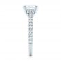 Platinum Custom Diamond Engagement Ring - Side View -  102289 - Thumbnail