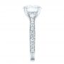  Platinum Custom Diamond Engagement Ring - Side View -  102339 - Thumbnail