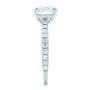  Platinum Custom Diamond Engagement Ring - Side View -  102402 - Thumbnail