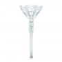  Platinum Custom Diamond Engagement Ring - Side View -  102614 - Thumbnail