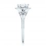  Platinum Custom Diamond Engagement Ring - Side View -  102896 - Thumbnail