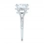  Platinum Custom Diamond Engagement Ring - Side View -  102946 - Thumbnail