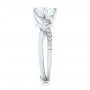  Platinum Platinum Custom Diamond Engagement Ring - Side View -  102969 - Thumbnail
