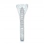  Platinum Custom Diamond Engagement Ring - Side View -  103013 - Thumbnail
