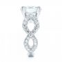 18k White Gold 18k White Gold Custom Diamond Engagement Ring - Side View -  103042 - Thumbnail