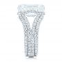  Platinum Custom Diamond Engagement Ring - Side View -  103138 - Thumbnail