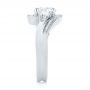 18k White Gold 18k White Gold Custom Diamond Engagement Ring - Side View -  104262 - Thumbnail