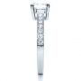  Platinum Custom Diamond Engagement Ring - Side View -  1107 - Thumbnail