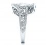 18k White Gold 18k White Gold Custom Diamond Engagement Ring - Side View -  1442 - Thumbnail