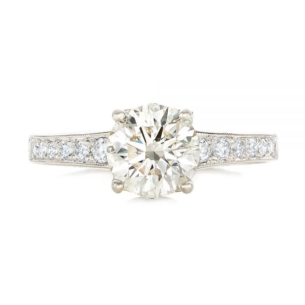 Custom Diamond Engagement Ring #102462 - Seattle Bellevue | Joseph Jewelry