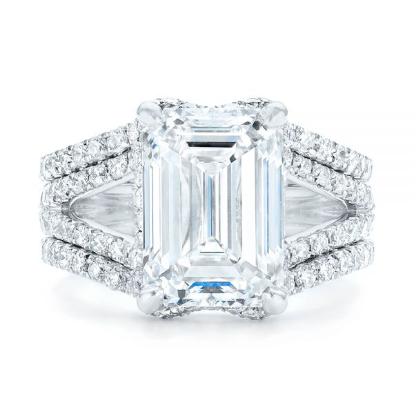 Custom Diamond Engagement Ring #103138 - Seattle Bellevue | Joseph Jewelry