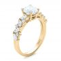 18k Yellow Gold Custom Diamond Engagement Ring