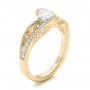 14k Yellow Gold 14k Yellow Gold Custom Diamond Engagement Ring - Three-Quarter View -  102315 - Thumbnail