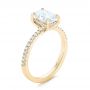 14k Yellow Gold 14k Yellow Gold Custom Diamond Engagement Ring - Three-Quarter View -  102856 - Thumbnail