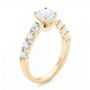 14k Yellow Gold 14k Yellow Gold Custom Diamond Engagement Ring - Three-Quarter View -  102955 - Thumbnail