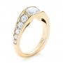 18k Yellow Gold 18k Yellow Gold Custom Diamond Engagement Ring - Three-Quarter View -  103165 - Thumbnail