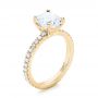 14k Yellow Gold 14k Yellow Gold Custom Diamond Engagement Ring - Three-Quarter View -  103222 - Thumbnail