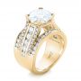 14k Yellow Gold 14k Yellow Gold Custom Diamond Engagement Ring - Three-Quarter View -  103487 - Thumbnail