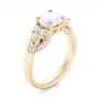 14k Yellow Gold 14k Yellow Gold Custom Diamond Engagement Ring - Three-Quarter View -  103519 - Thumbnail