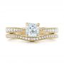 14k Yellow Gold 14k Yellow Gold Custom Diamond Engagement Ring - Three-Quarter View -  102253 - Thumbnail