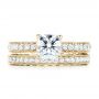 14k Yellow Gold 14k Yellow Gold Custom Diamond Engagement Ring - Three-Quarter View -  103303 - Thumbnail