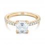 14k Yellow Gold 14k Yellow Gold Custom Diamond Engagement Ring - Flat View -  102289 - Thumbnail