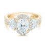 14k Yellow Gold 14k Yellow Gold Custom Diamond Engagement Ring - Flat View -  102415 - Thumbnail