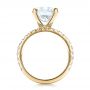 14k Yellow Gold 14k Yellow Gold Custom Diamond Engagement Ring - Front View -  100102 - Thumbnail