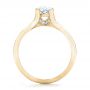 14k Yellow Gold 14k Yellow Gold Custom Diamond Engagement Ring - Front View -  100627 - Thumbnail