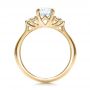 14k Yellow Gold 14k Yellow Gold Custom Diamond Engagement Ring - Front View -  100810 - Thumbnail