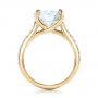 14k Yellow Gold 14k Yellow Gold Custom Diamond Engagement Ring - Front View -  100872 - Thumbnail