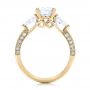 18k Yellow Gold 18k Yellow Gold Custom Diamond Engagement Ring - Front View -  101230 - Thumbnail