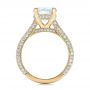 14k Yellow Gold 14k Yellow Gold Custom Diamond Engagement Ring - Front View -  101994 - Thumbnail