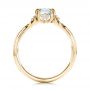 14k Yellow Gold 14k Yellow Gold Custom Diamond Engagement Ring - Front View -  102024 - Thumbnail