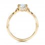 18k Yellow Gold 18k Yellow Gold Custom Diamond Engagement Ring - Front View -  102024 - Thumbnail