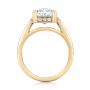 18k Yellow Gold 18k Yellow Gold Custom Diamond Engagement Ring - Front View -  102042 - Thumbnail