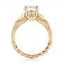18k Yellow Gold 18k Yellow Gold Custom Diamond Engagement Ring - Front View -  102218 - Thumbnail