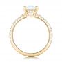 18k Yellow Gold 18k Yellow Gold Custom Diamond Engagement Ring - Front View -  102289 - Thumbnail