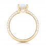 18k Yellow Gold 18k Yellow Gold Custom Diamond Engagement Ring - Front View -  102289 - Thumbnail