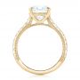 14k Yellow Gold 14k Yellow Gold Custom Diamond Engagement Ring - Front View -  102402 - Thumbnail