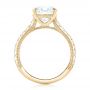 14k Yellow Gold 14k Yellow Gold Custom Diamond Engagement Ring - Front View -  102402 - Thumbnail