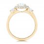 18k Yellow Gold 18k Yellow Gold Custom Diamond Engagement Ring - Front View -  102415 - Thumbnail
