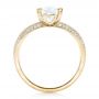 14k Yellow Gold 14k Yellow Gold Custom Diamond Engagement Ring - Front View -  102463 - Thumbnail