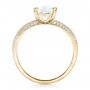 18k Yellow Gold 18k Yellow Gold Custom Diamond Engagement Ring - Front View -  102463 - Thumbnail