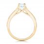 14k Yellow Gold 14k Yellow Gold Custom Diamond Engagement Ring - Front View -  102470 - Thumbnail