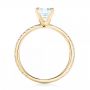 14k Yellow Gold 14k Yellow Gold Custom Diamond Engagement Ring - Front View -  102586 - Thumbnail