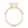 18k Yellow Gold 18k Yellow Gold Custom Diamond Engagement Ring - Front View -  102614 - Thumbnail