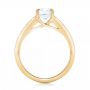 14k Yellow Gold 14k Yellow Gold Custom Diamond Engagement Ring - Front View -  102886 - Thumbnail