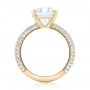 14k Yellow Gold 14k Yellow Gold Custom Diamond Engagement Ring - Front View -  102971 - Thumbnail